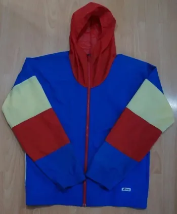 K-Way vintage multicolore colorblock – années 90 – taille M