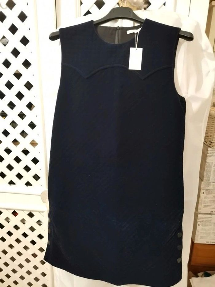 Robe Riera en velours marine MAJE 😍 prix boutique 295€ - photo numéro 13