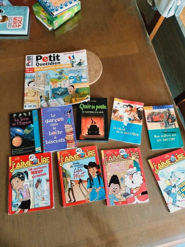 Lot de 10 livres pour enfants 7 /10 ans