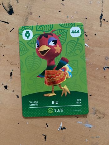 Carte Amiibo Animal Crossing Estrella 444