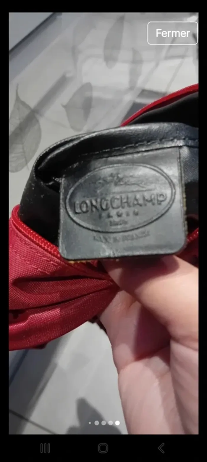 Banane longchamp rouge - photo numéro 8