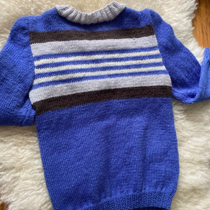 Pull en laine, quatre ans, Phildar - photo numéro 3