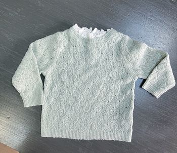 Pull fille kiabi col brodé