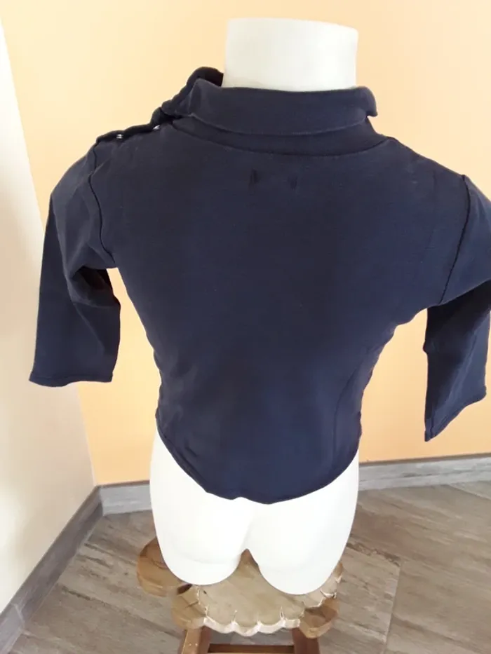Tee shirt manches longues col roulé 3 ans  (90/97 cm) - photo numéro 4