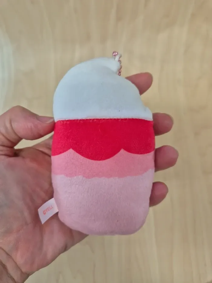 Porte-clés peluche Tsuburana Hitomi Ichigo Fare : Frappé - photo numéro 3