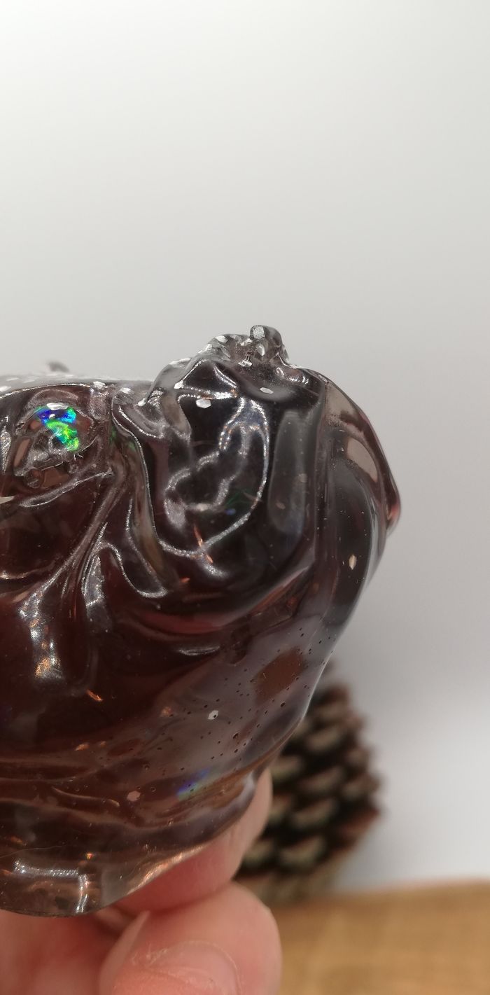 Tête de bouledogue résine - photo numéro 6