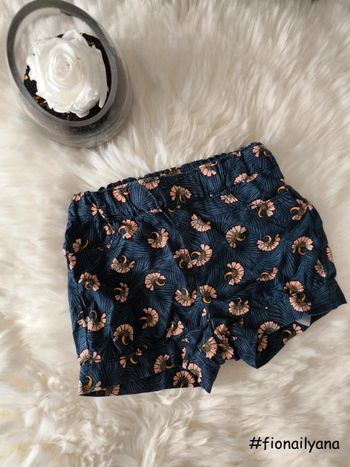 🌸 Superbe mini short fleuri Gémo 18 mois 🌸