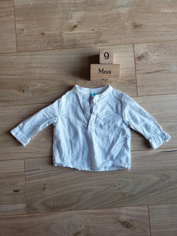 Chemise coton été bébé garçon