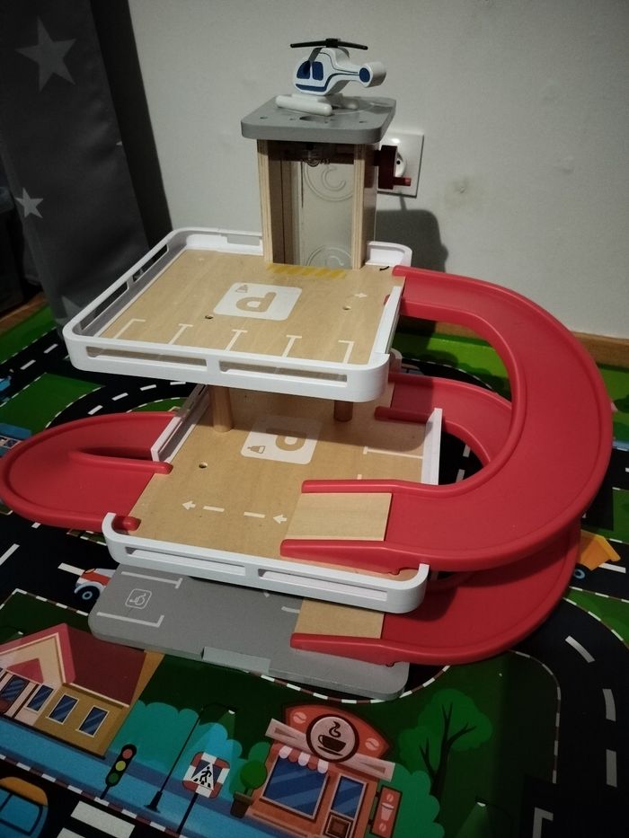 Garage voitures Oxybul en bois - photo numéro 2