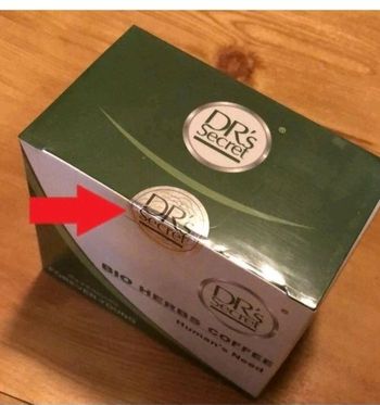 CAFÉ BIO DOCTEUR SECRET 10 SACHETS  AUTHENTIQUE 