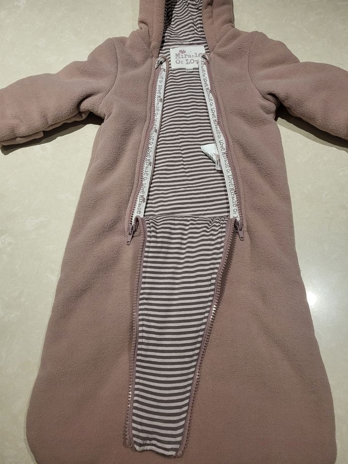 Chancelière en polaire avec moufle. - photo numéro 4