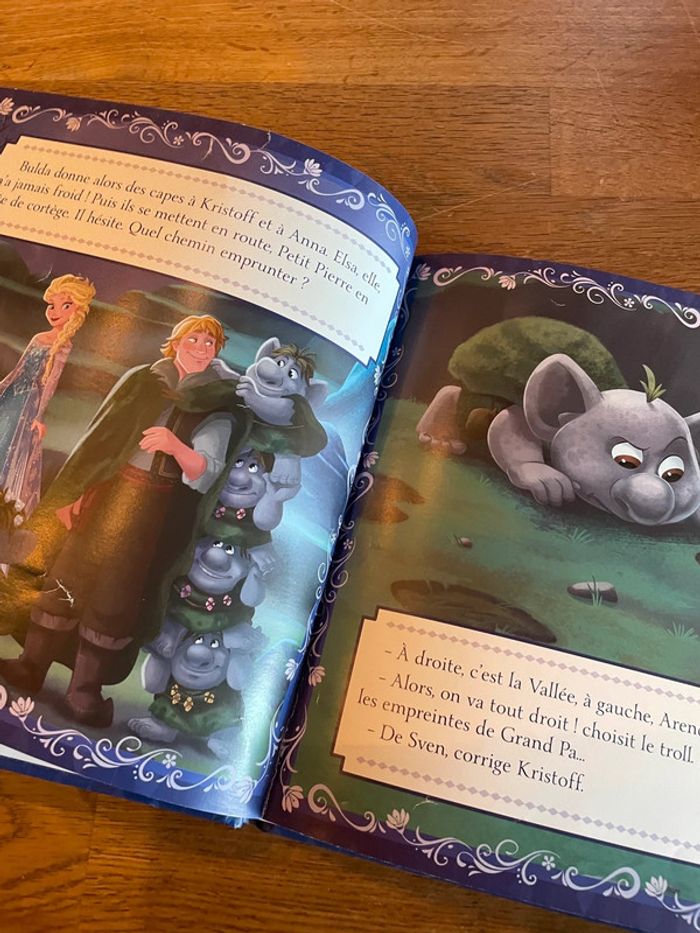 Livre La reine des neiges Magie des aurores boréales Un brave petit troll - photo numéro 7