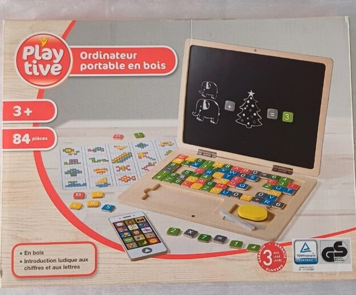 2 jeux bois éducatifs lettres et calculs - photo numéro 4