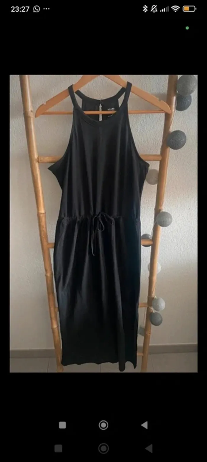 Robe longue noire kiabi S - photo numéro 2