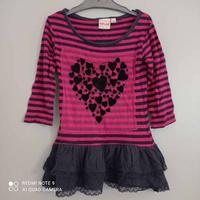 Robe à rayures 2ans