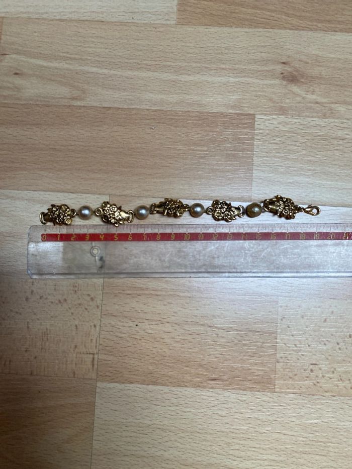 Bracelet fantaisie doré - photo numéro 2