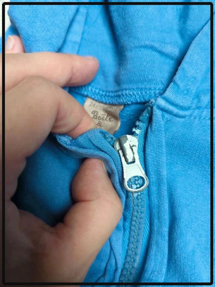 Sweat à capuche zippé - photo numéro 2