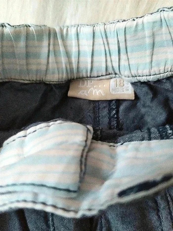 Pantalon jean fin en coton Dpam mi-saison 18 mois - photo numéro 3