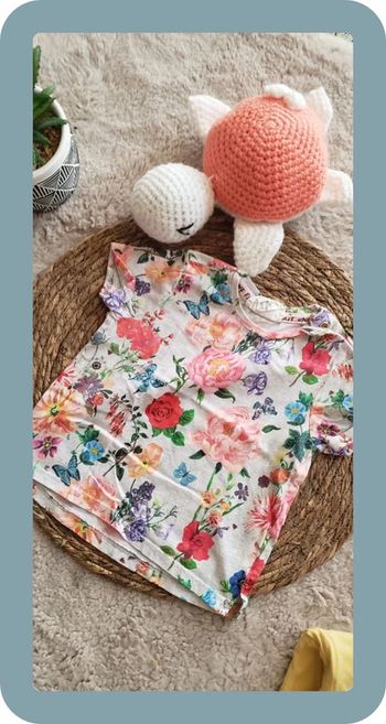 Tee shirt fille 6 mois