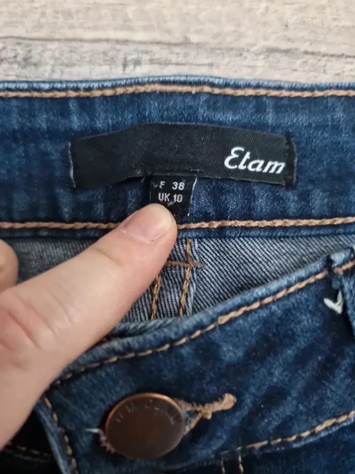 Jeans Etam taille 38 - photo numéro 3