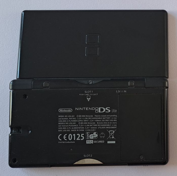 🎮 Console semi fonctionnelle Nintendo DS Lite noire - photo numéro 3