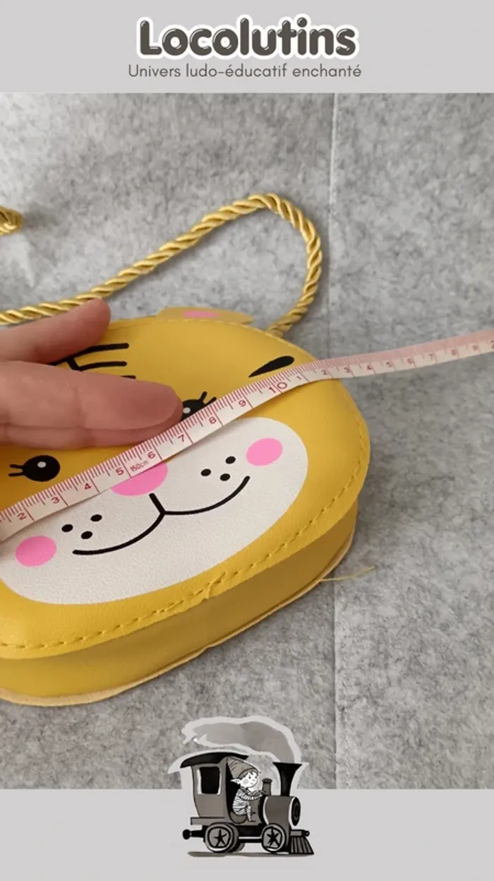 🚂 Sac à main enfant ▪ effet cuir 15cm - photo numéro 3