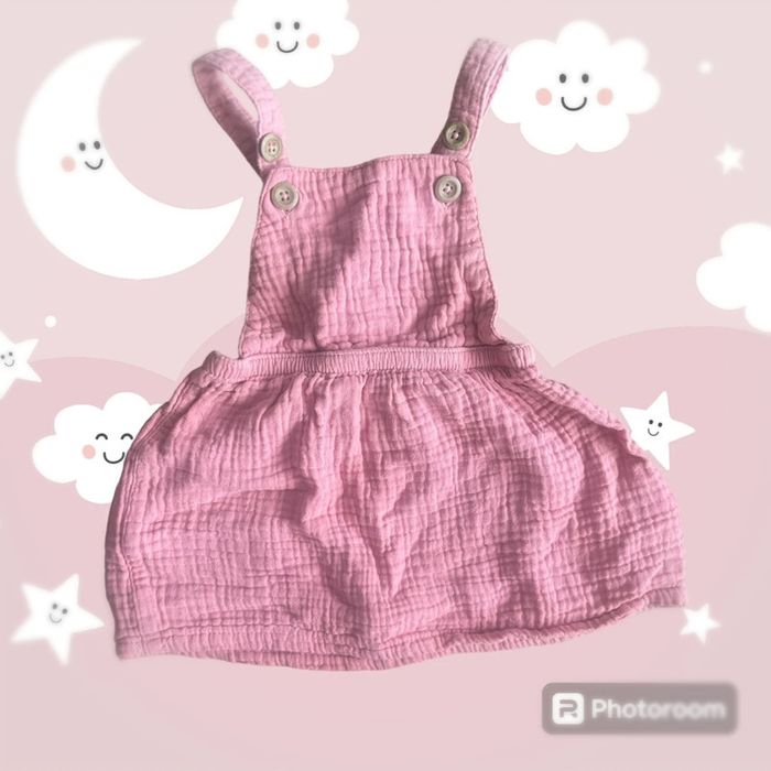Robe a bretelle bébé fille