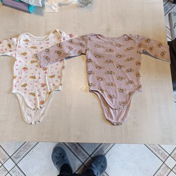 Lot 3 bodies manches longues 