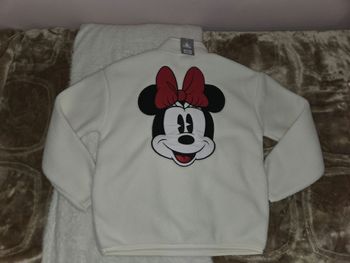 Sweat Polaire logo Disneyland Paris Minnie taille XL +1 cadeau Disney offert