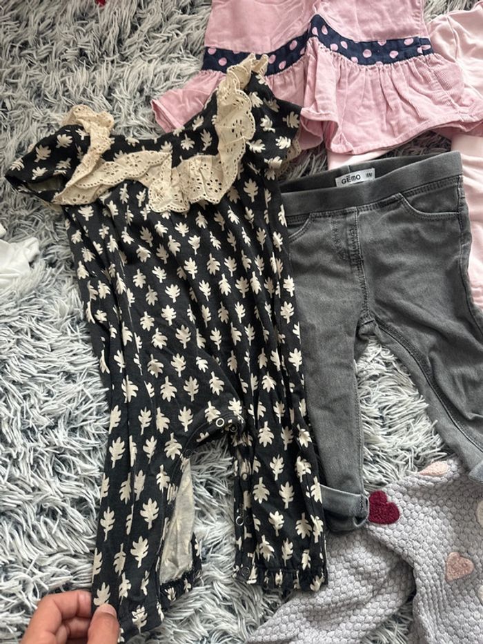 Robe, pantalon, Fille taille neuf mois - photo numéro 4