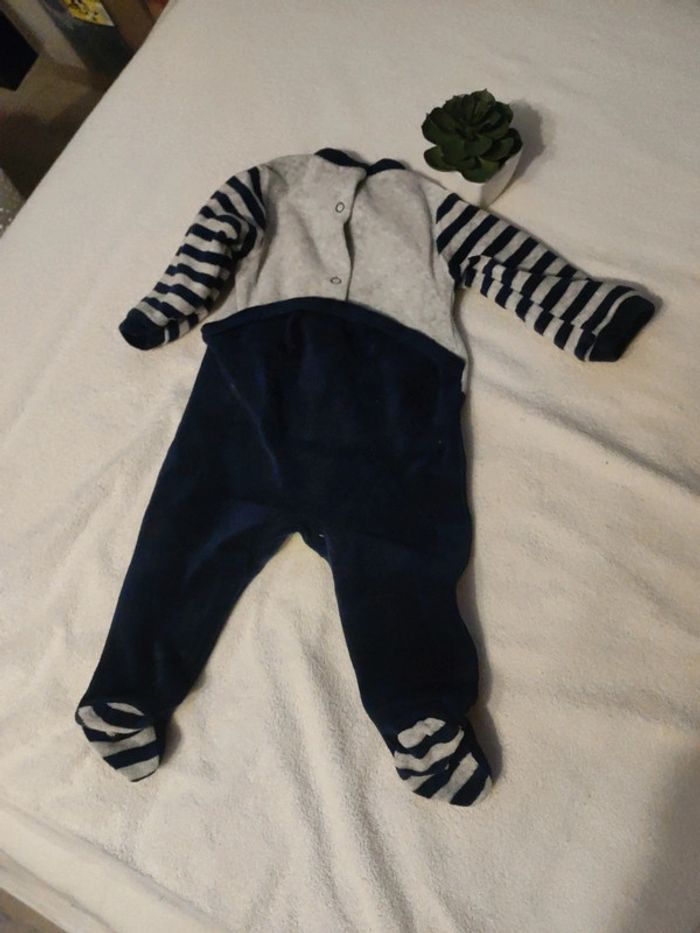 Pyjama tout doux garçon - Taille 60/3 mois - Absorba - photo numéro 4