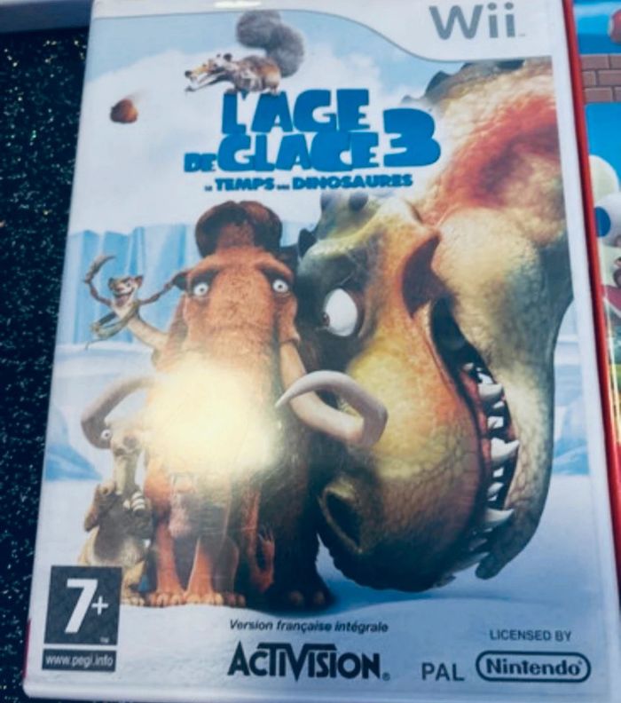 Lot 3 jeux Wii : LEGO, L'Âge de Glace, Lapins Crétins - photo numéro 2