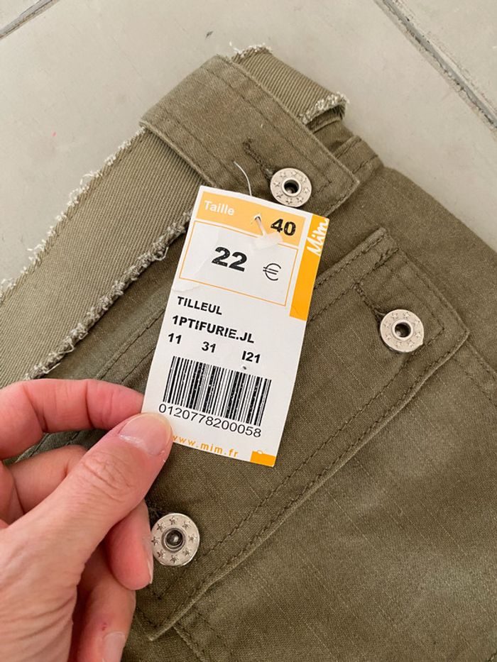 Pantalon Mim kaki taille 40 neuf avec étiquette - photo numéro 11