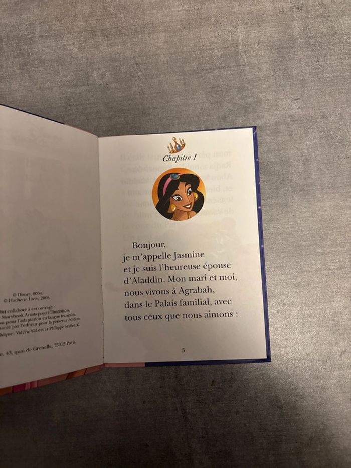 Livres Disney, la bibliothèque rose, ma princesse préférée, le grand amour de Jasmine - photo numéro 2