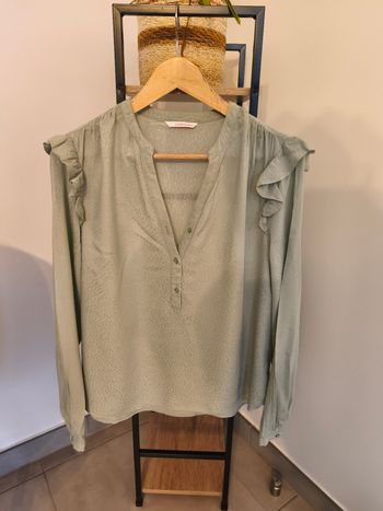 Chemisier Camaïeu vert d'eau