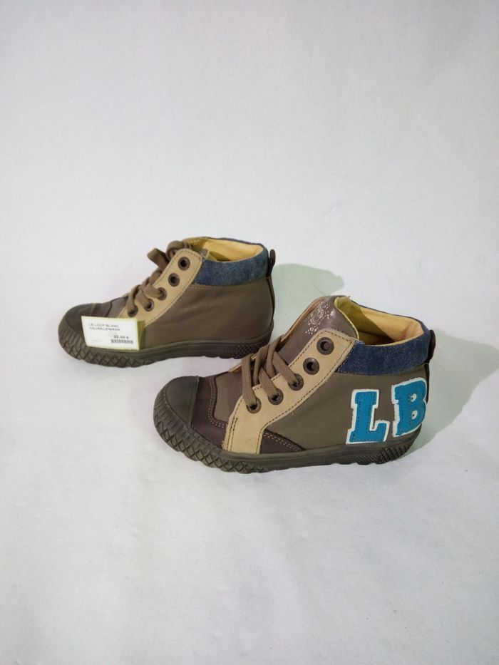 Chaussures le loup blanc haurelien caillou+marron