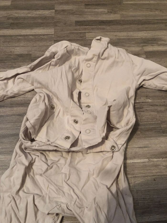 Pyjama léger mixte beige TB état 12 mois - photo numéro 4