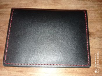 Porte cartes cuir noir, NEUF
