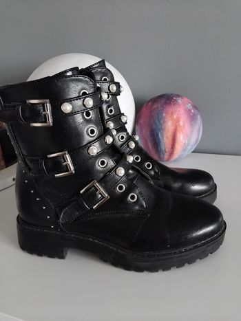 Bottine motard pour femme 36