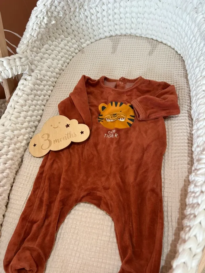 Pyjama kiabi lion cute tiger 3m - photo numéro 2