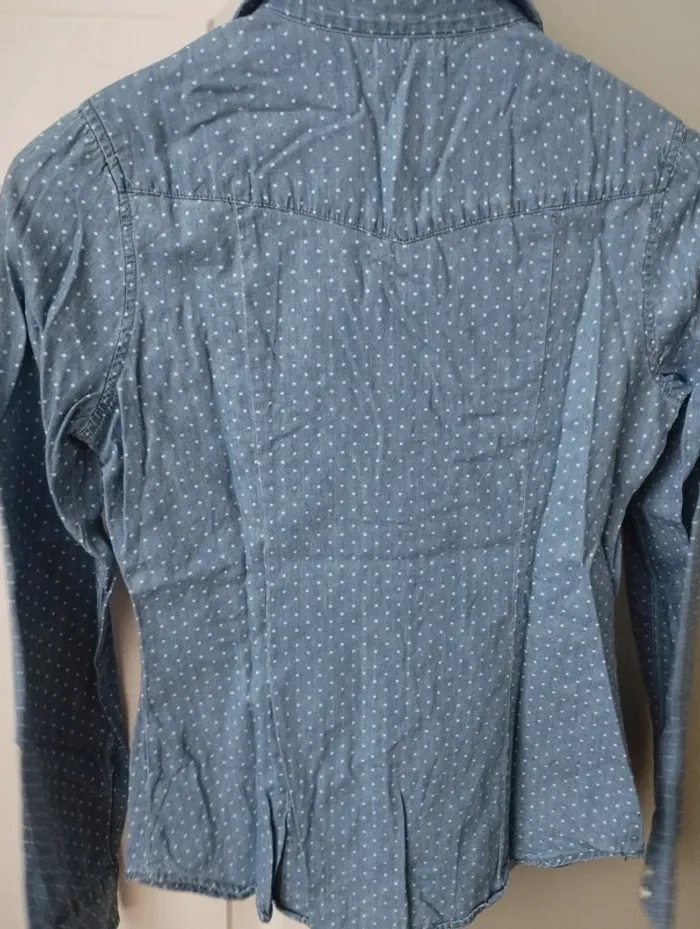 Chemise en jean bizzbee XS - photo numéro 2