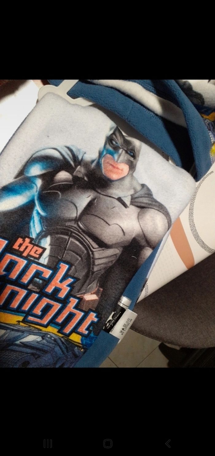 Ensemble bonnet et écharpe garçon batman t unique - photo numéro 2