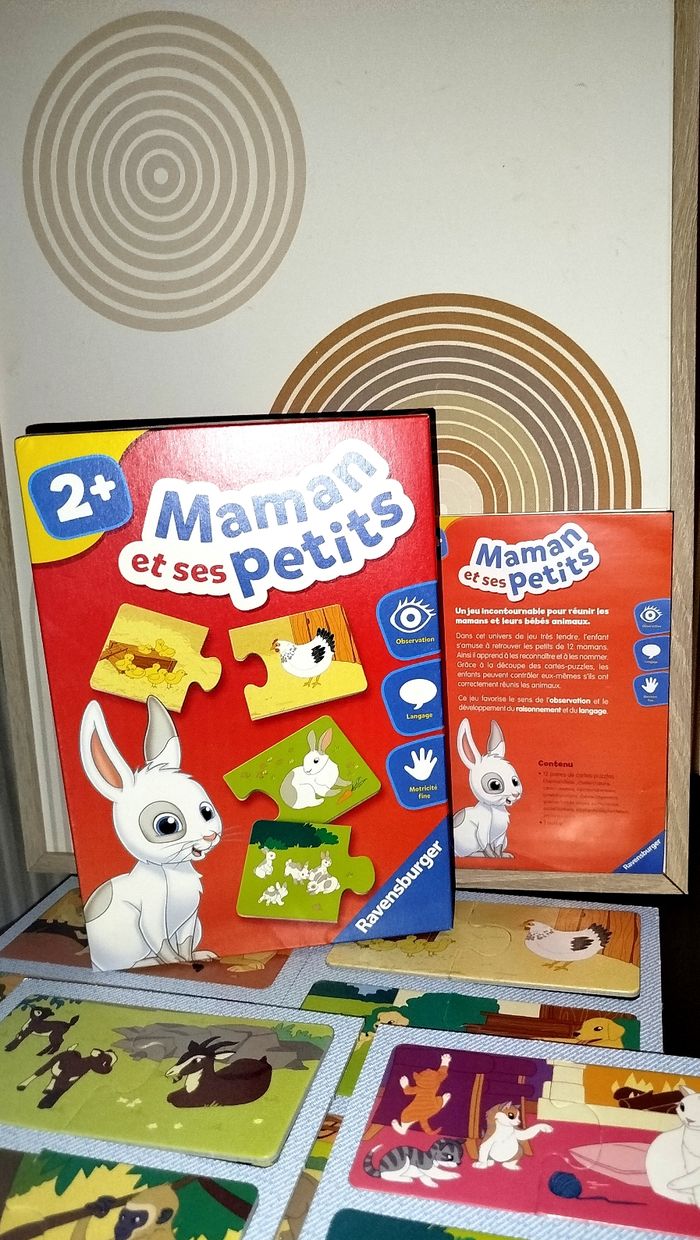 🔴 Ravensburger Jeu Maman et ses petits Neuf