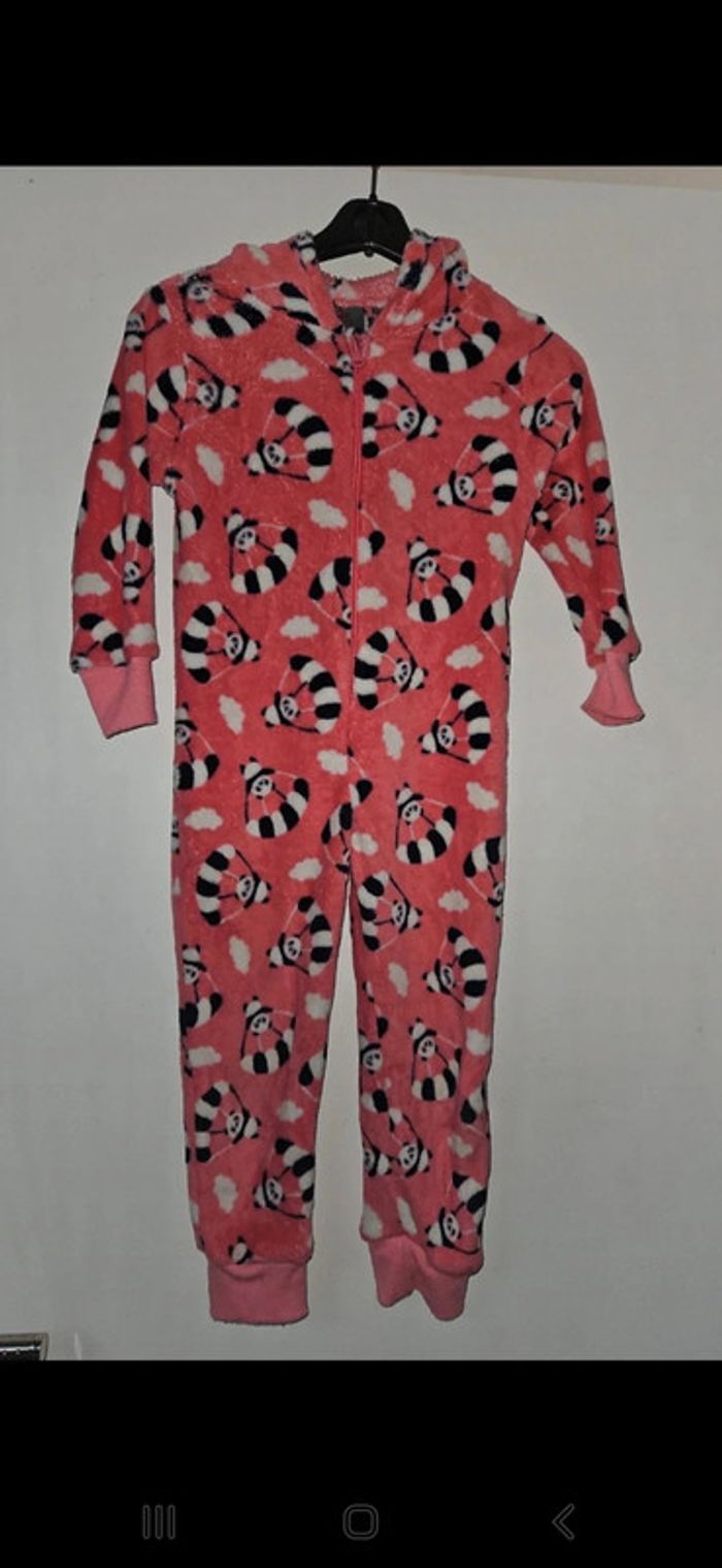 Combinaison/pyjama fille 3/4 ans