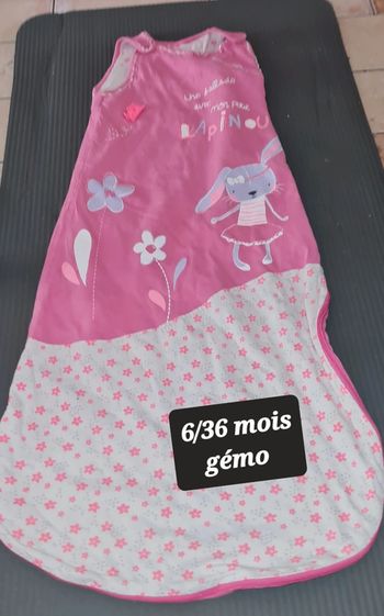 Gigoteuse fille 6/36 mois