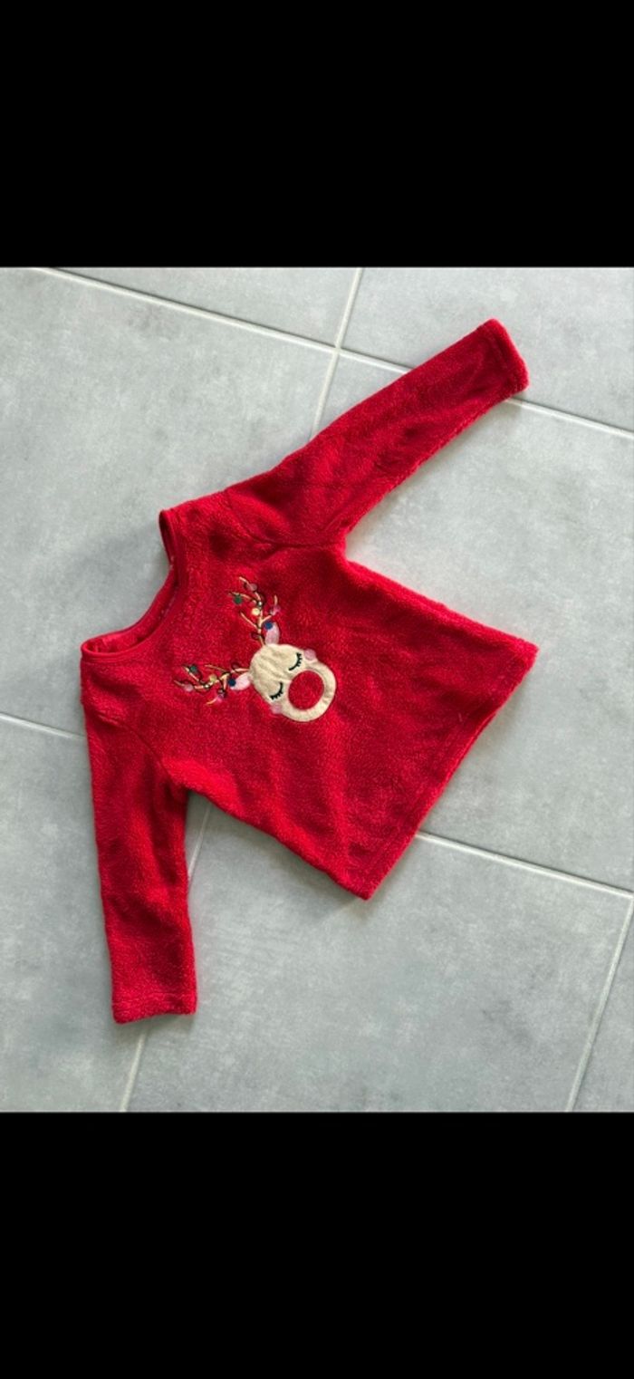 Pyjama 2 pièces polaire 4 ans - photo numéro 3