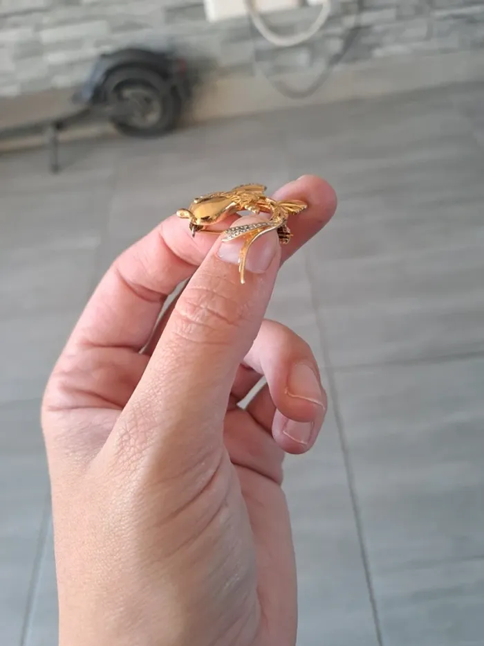 Broche vintage poisson - photo numéro 3