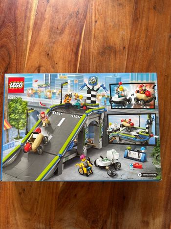 Lego city zéro limite: rampe pour bolides de course 60460