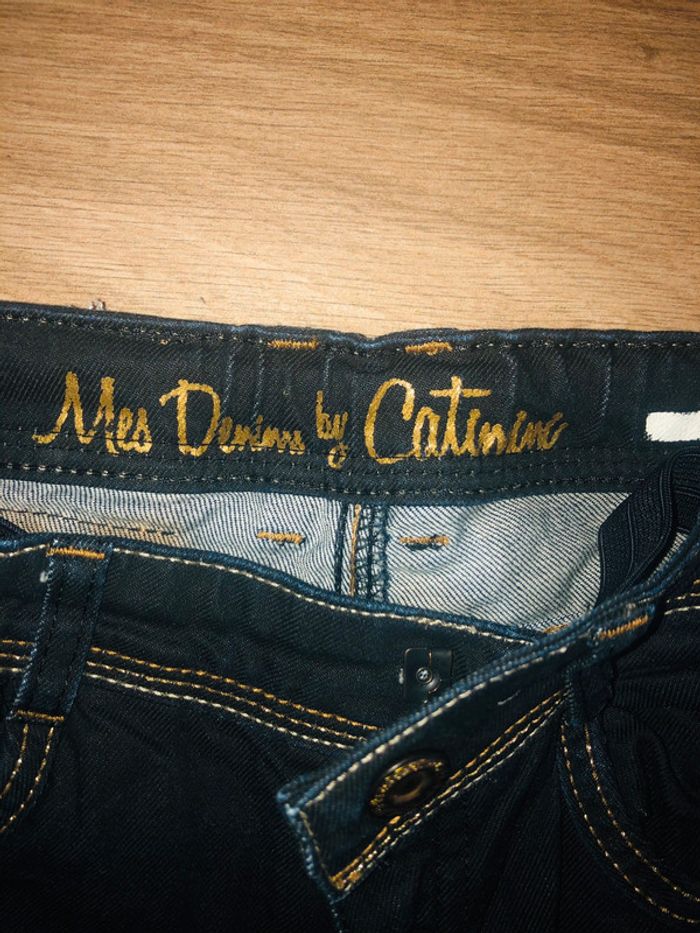 Jean noir Slim Catimini très stylé 8 ans - photo numéro 3