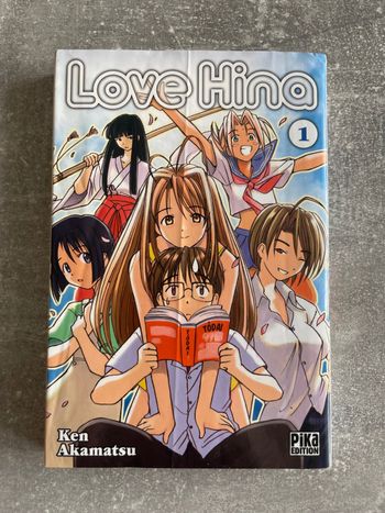 Manga Love Hina, tome 1 en français.